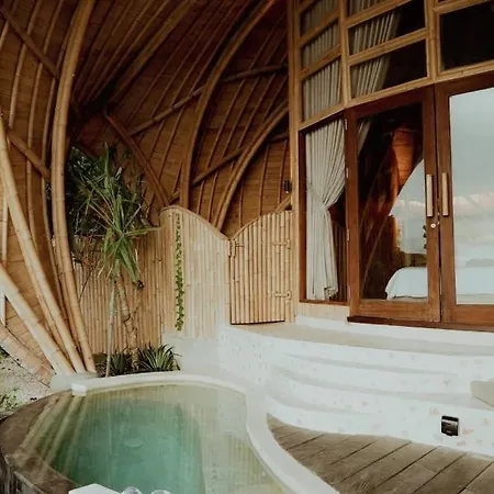 Kini Resort - Oceanfront Bamboo Eco Lodges Sekongkang Exterior photo